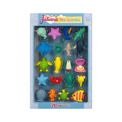 Juliana Mini Gomitas 3D Animales Marinos x20