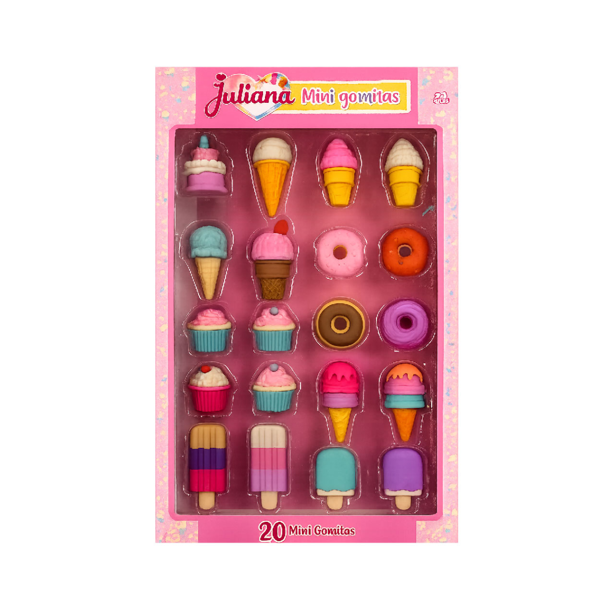Juliana Mini Gomitas 3D Dulces x20