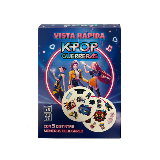 Juego de Cartas Vista Rápida Guerreras K-Pop