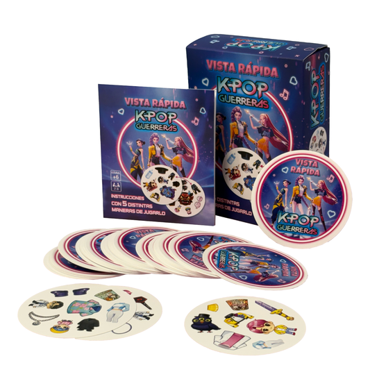Juego de Cartas Vista Rápida Guerreras K-Pop
