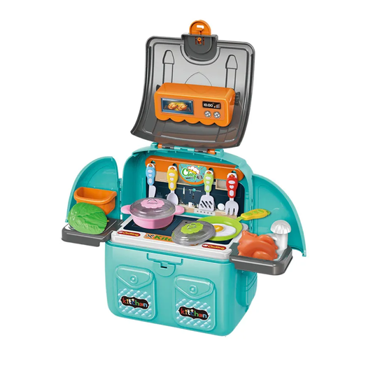 Mochila Set Juego De Cocina 2 En 1