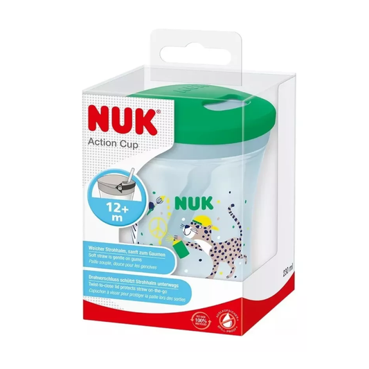 Vaso Action Cup Leopardo Verde Nuk