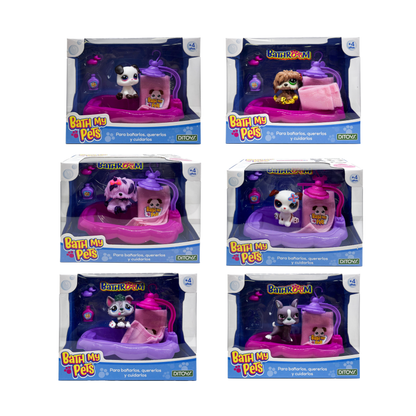 Mini Figura Bath My Pets Ditoys