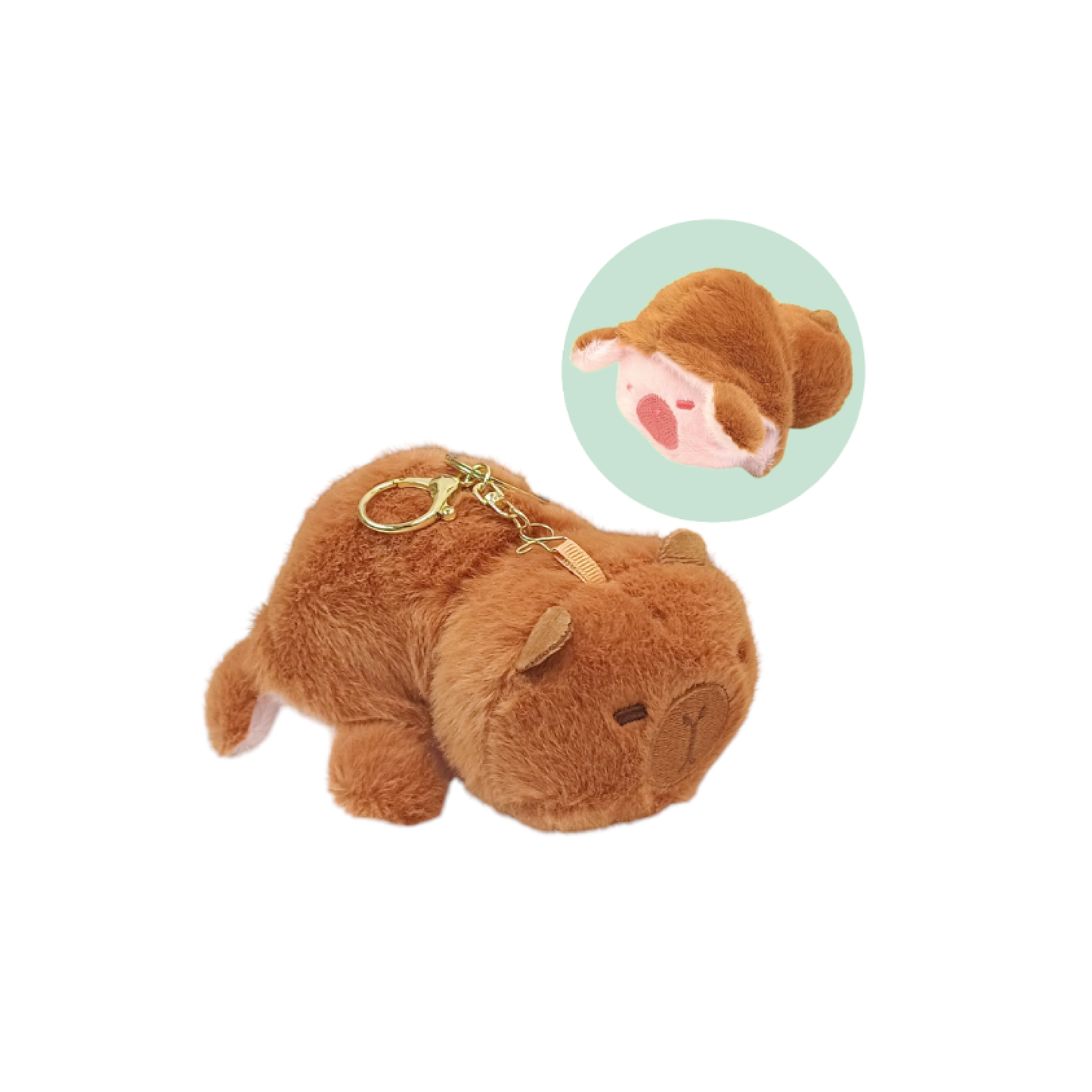Llavero Con Gancho Capybara