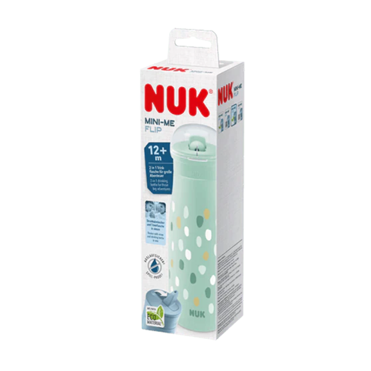 Vaso Mini-Me Flip 450 Ml. Verde Nuk