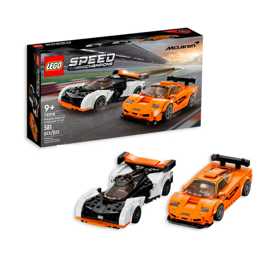 Lego Speed Champions McLaren Solus GT y McLaren F1 LM