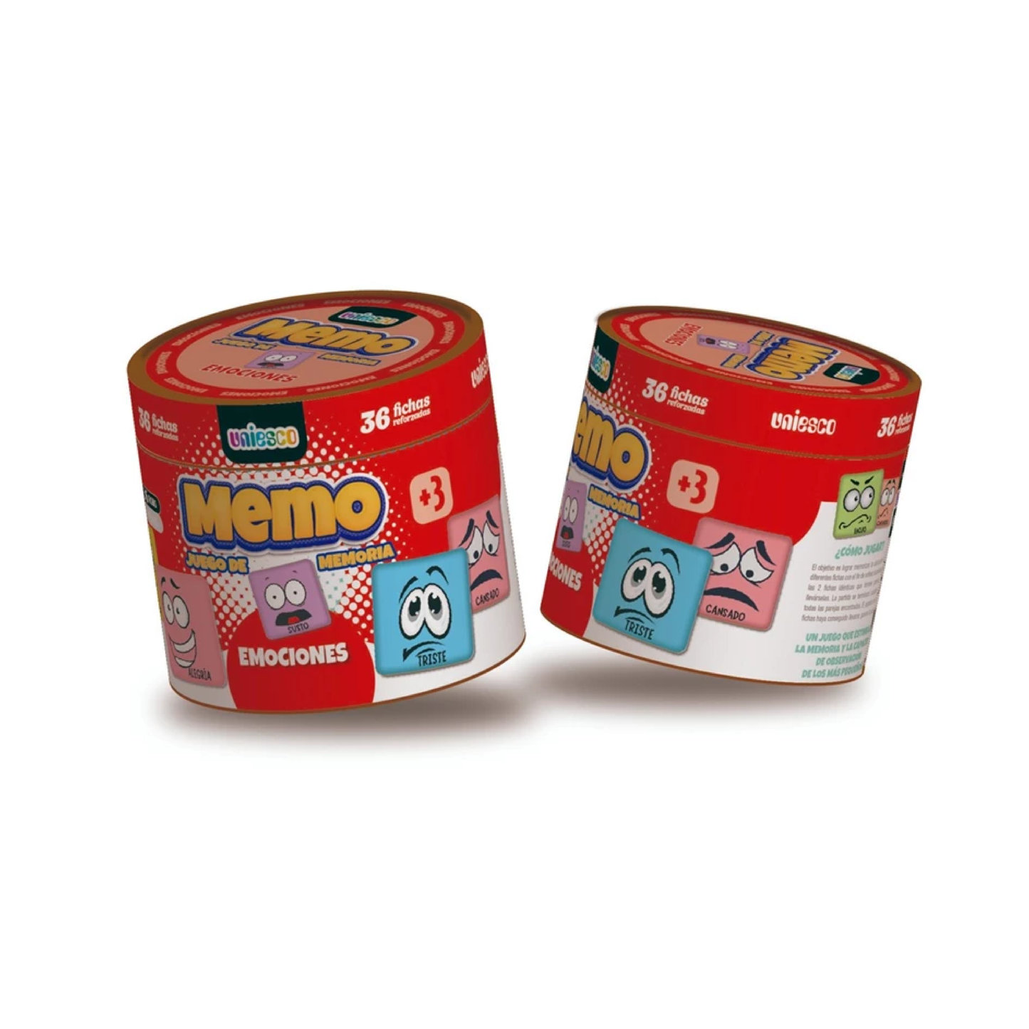 Juego De Mesa Memoria Memo Emociones Uniesco