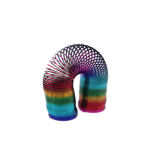 Resorte Mágico Arcoiris Metalizado Magic Spring