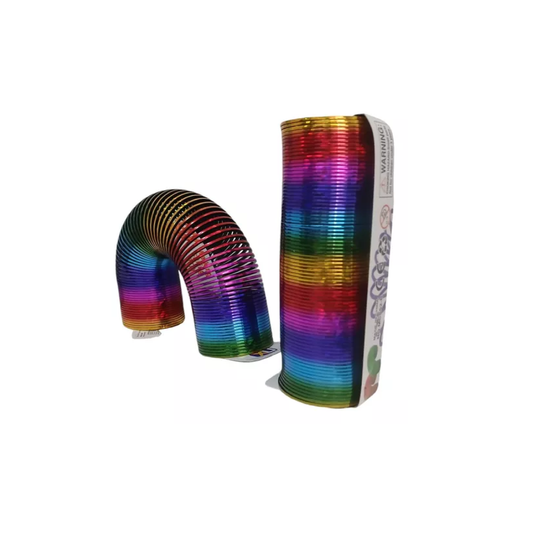 Resorte Mágico Arcoiris Metalizado Magic Spring