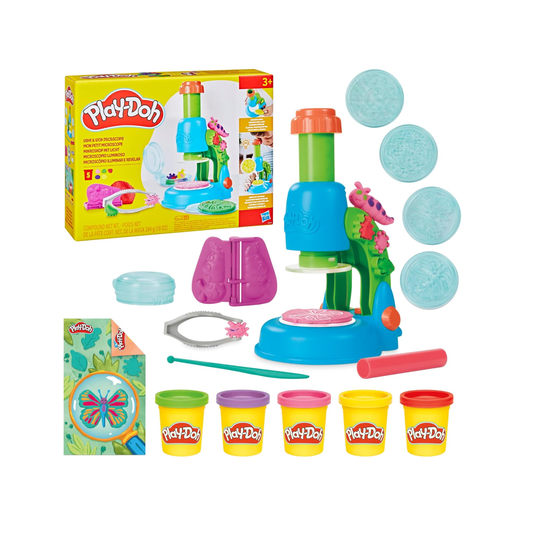 Juego De Masas Microscopio Iluminador Play-Doh