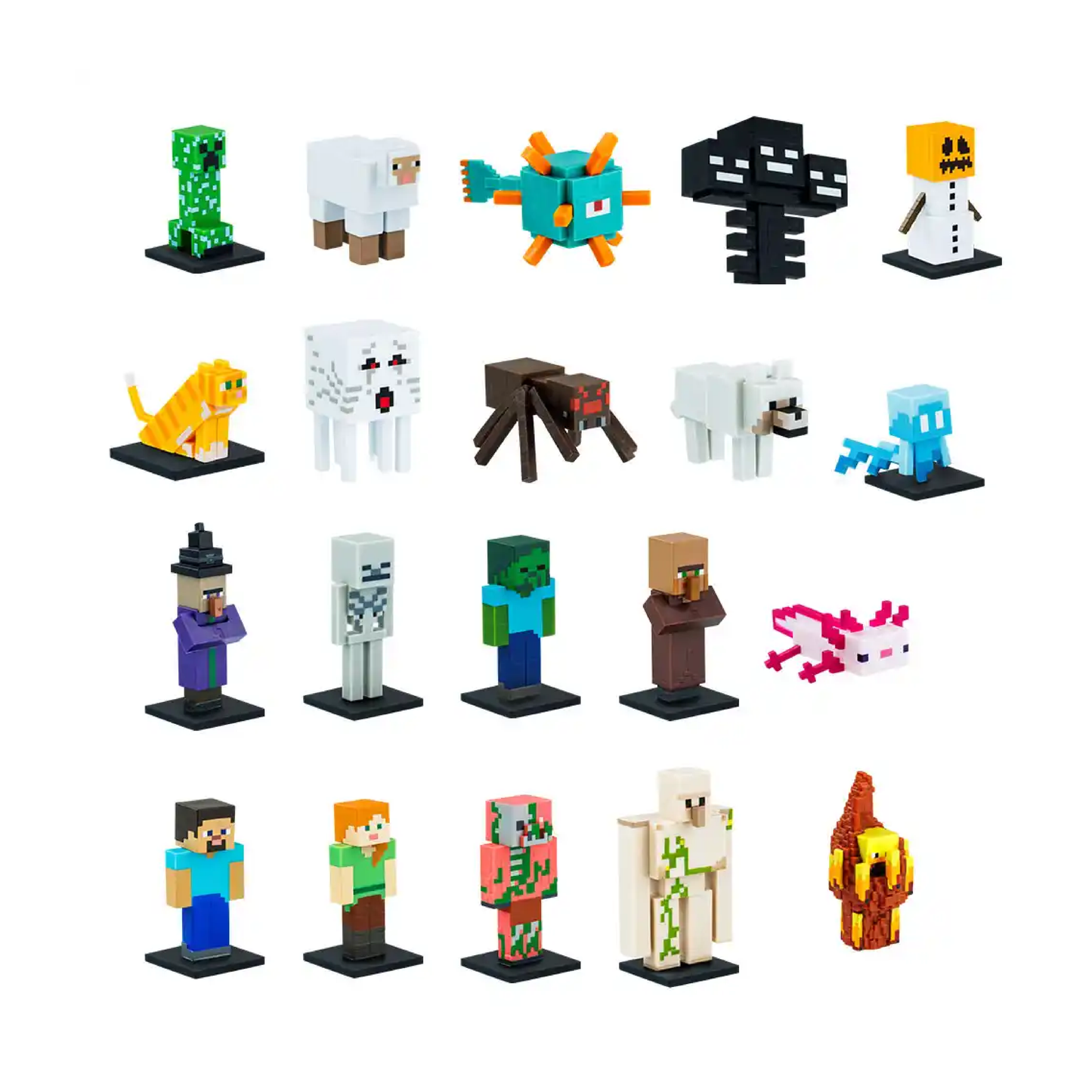 Figuras Minecraft Set X5 Caffaro