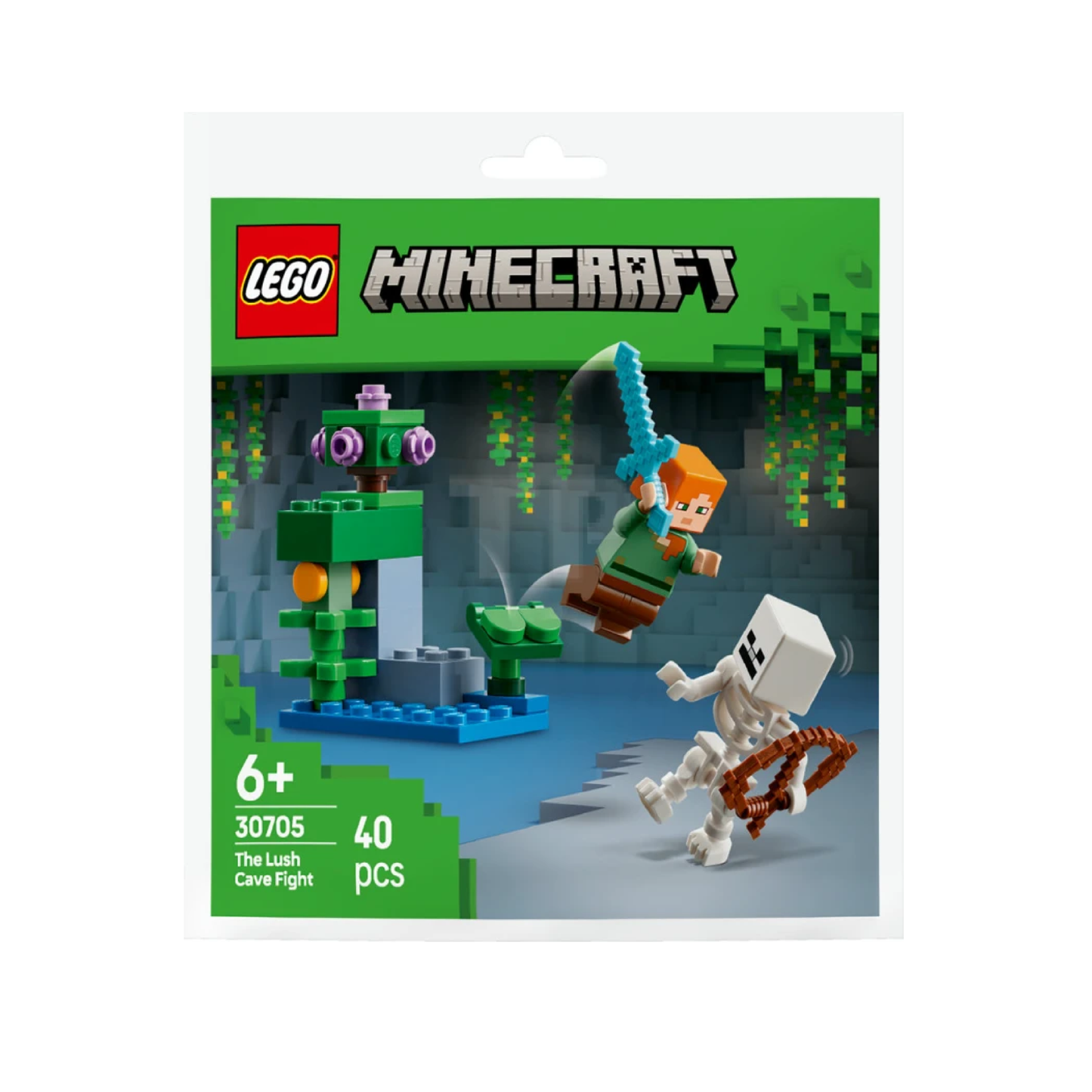 Lego Bolsa Duelo En La Cueva Minecraft