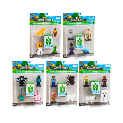 Figuras Minecraft Set X5 Caffaro