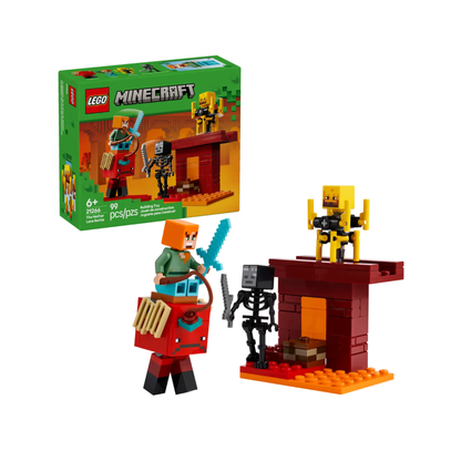 Lego Minecraft La Batalla De Lava Del Inframundo