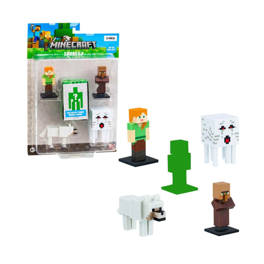 Figuras Minecraft Set X5 Caffaro