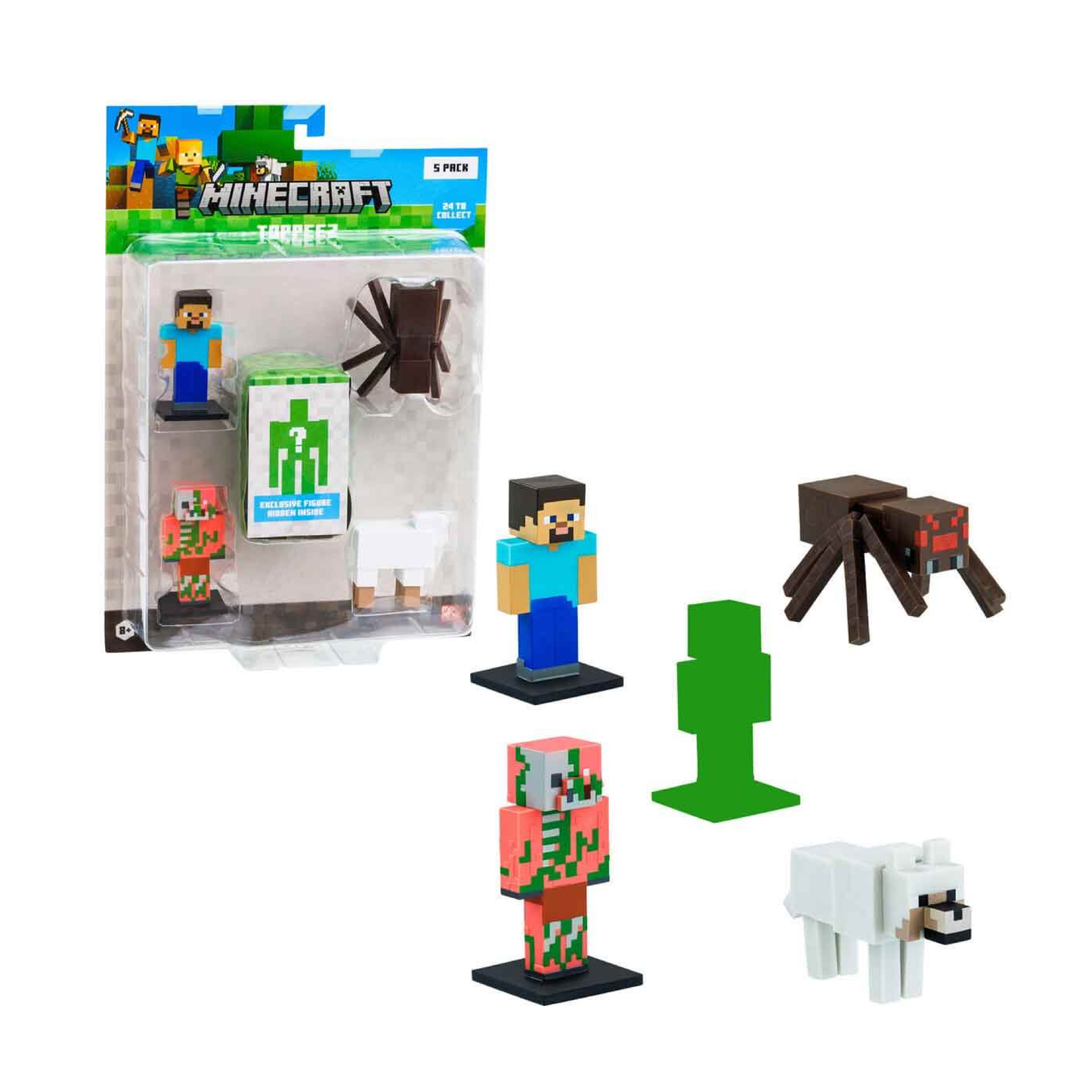 Figuras Minecraft Set X5 Caffaro
