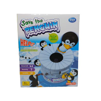 Juego de mesa salvar al pingüino