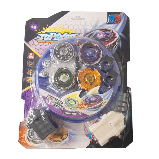 Set de Trompos de Batalla con Lanzadores