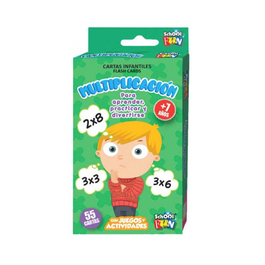 Cartas Infantiles Multiplicación Plow
