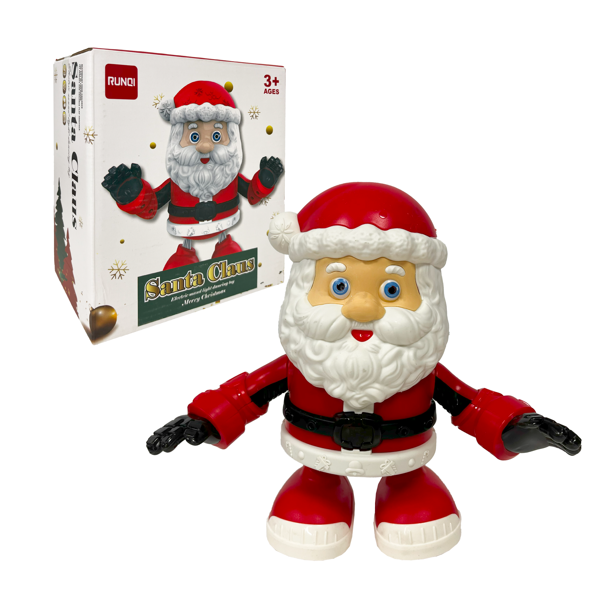 Adornos Navidenos Juguete De Papa Noel Bailando Muñeco Papá Noel