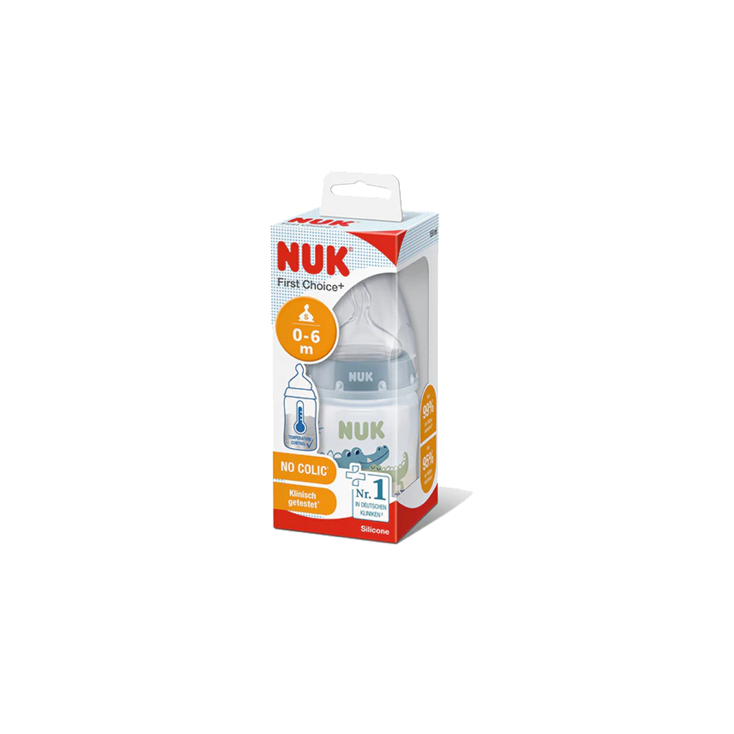 Mamadera First Choice Cocodrilo 150 Ml. Nuk