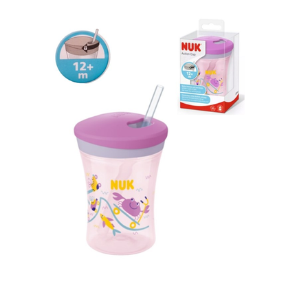 Vaso Action Cup Pez Violeta Nuk