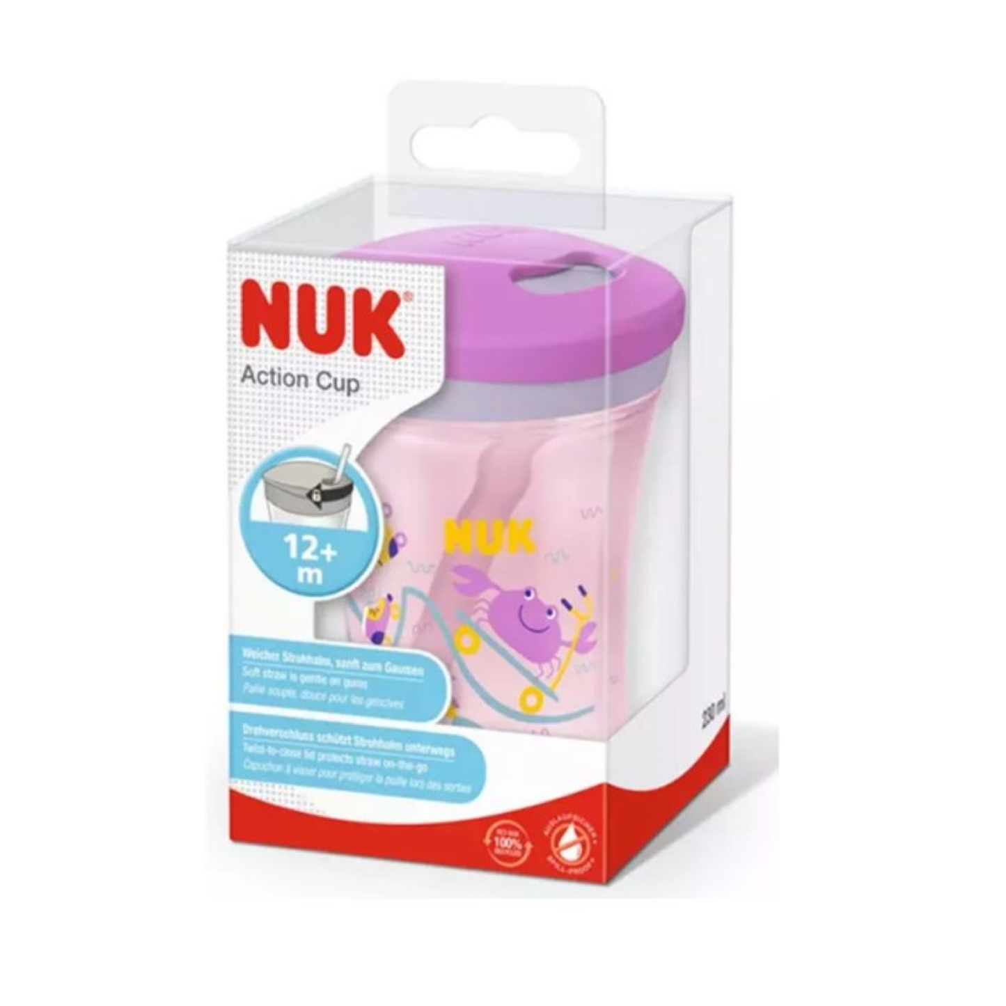 Vaso Action Cup Pez Violeta Nuk