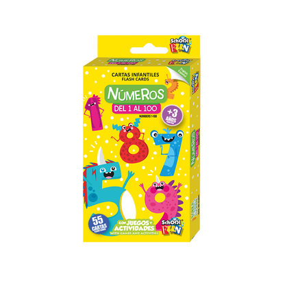 Cartas Infantiles Números Del 1 Al 100 Plow