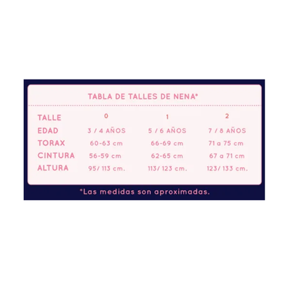 Disfraz Patrio Paisana Talle 1