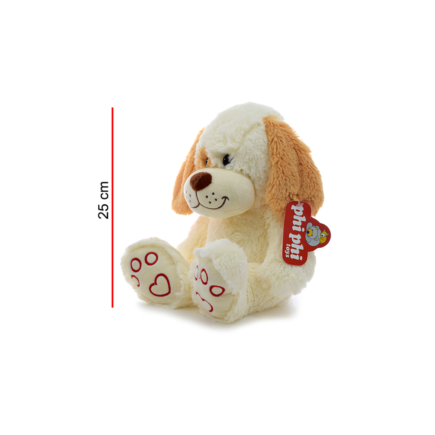 Peluche Perro Sentado 25 Cm. PhiPhiToys