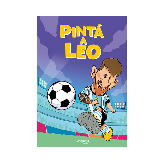 Libro Para Colorear Pinta A Leo Catapulta