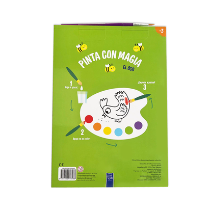 Libro Pinta Con Magia El Oso Yoyo