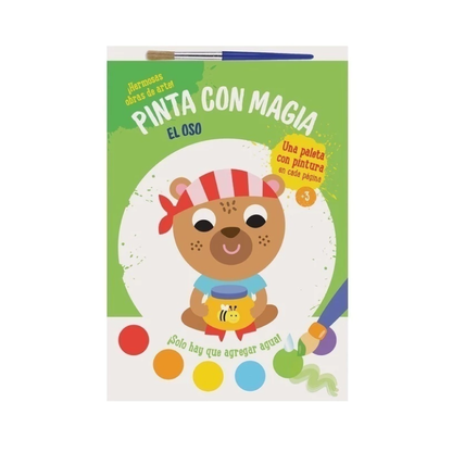 Libro Pinta Con Magia El Oso Yoyo