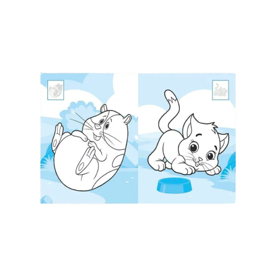 Libro Para Colorear Pinto Animales Sigmar