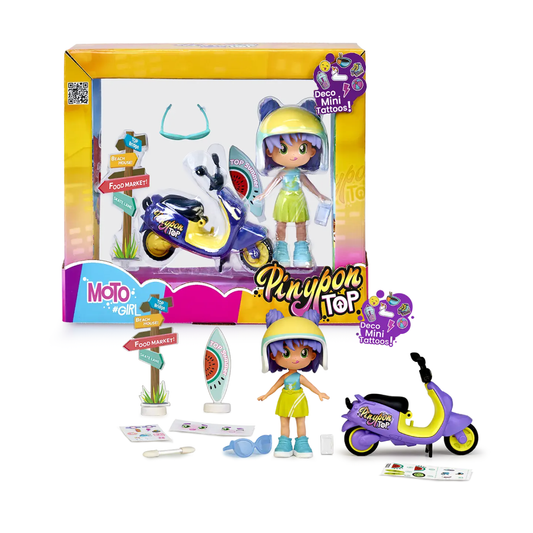 Muñeca Pinypon TOP Moto #Girls Caffaro