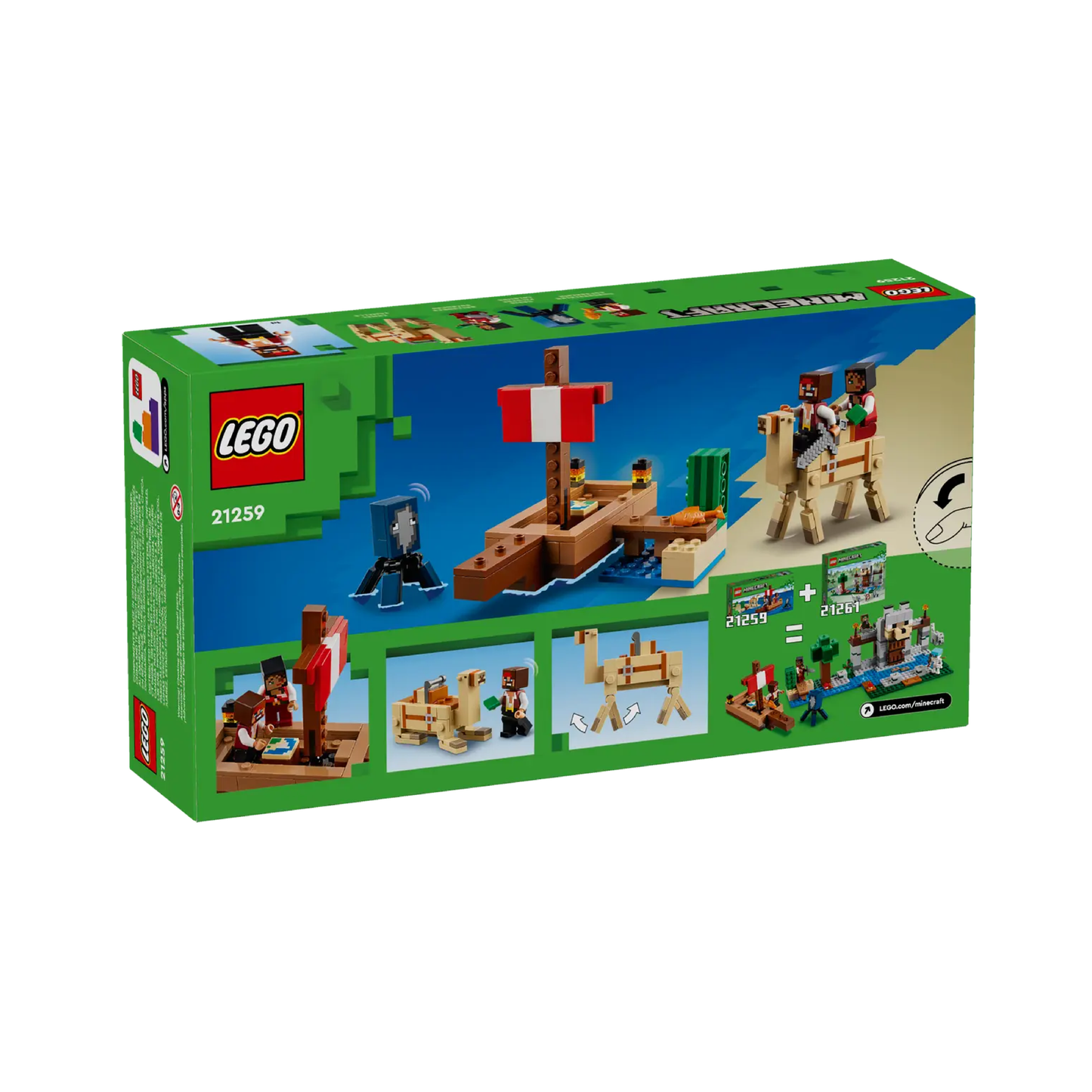 Lego Minecraft El Viaje En El Barco Pirata