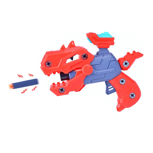 Pistola De Dardos Con Forma De Dinosaurio