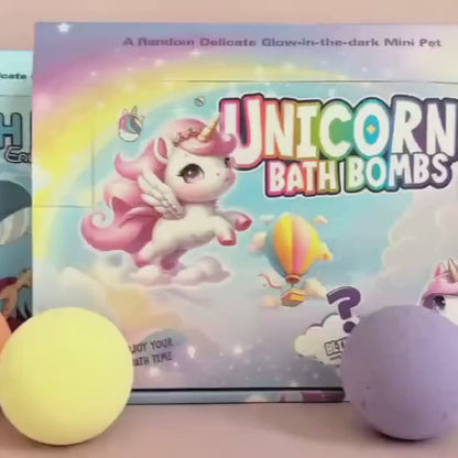 Bomba de Baño 70g Unicornios con Juguete