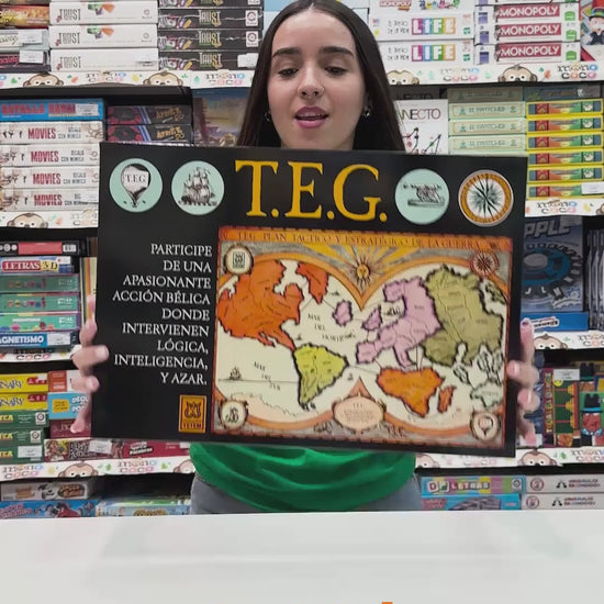 80110YET — Juego De Mesa TEG Clasico Tactica Estrategia De Guerra