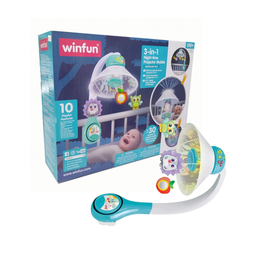 Proyector 3 En 1 Con Luz Y Sonido Winfun