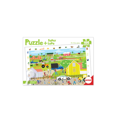 Puzzle + Super Lupa 100 Piezas Surtido Antex