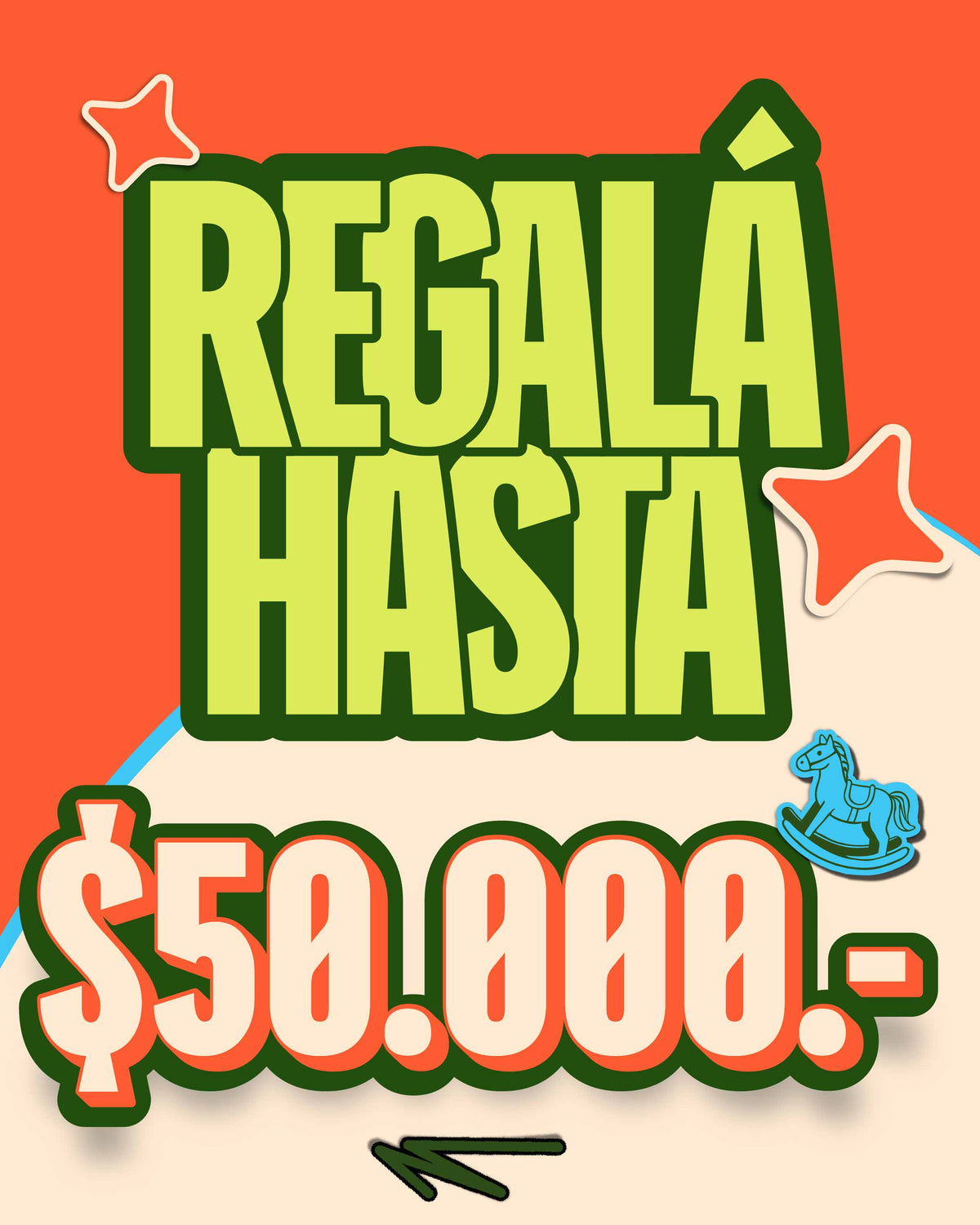 Regala con $50.000