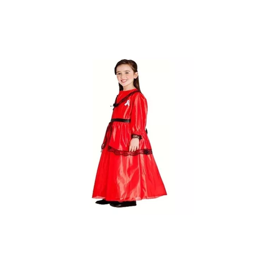 Disfraz Patrio Dama Antigua Rojo T.1 Candela