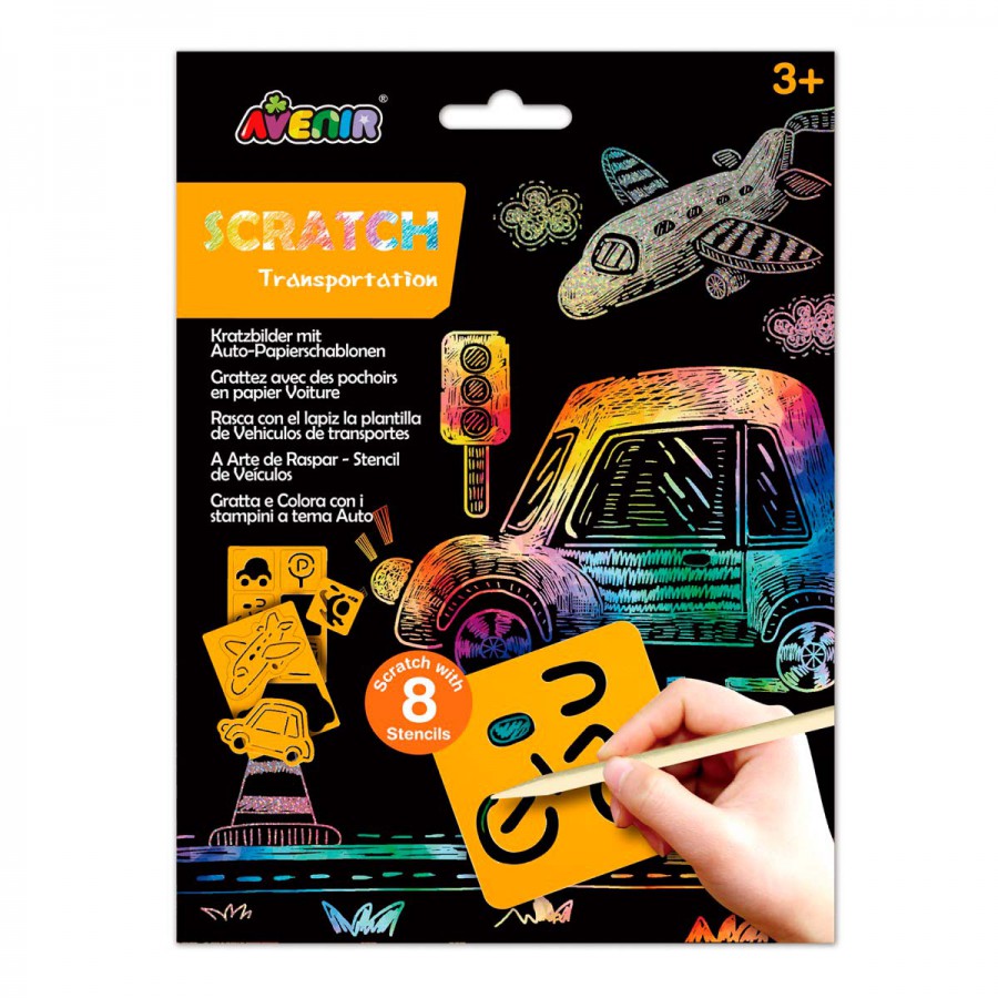 Scratch con Stencil - Transportes