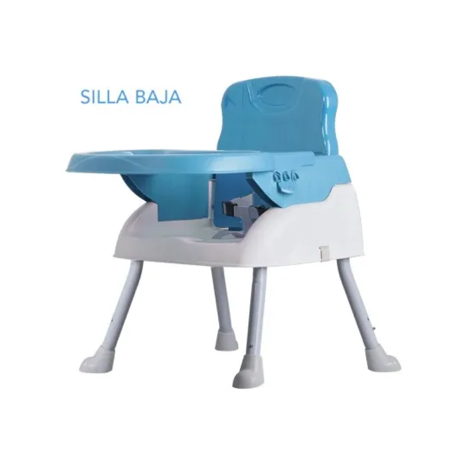 Silla De Comer Plegable 3 En 1 Celeste Ok Baby