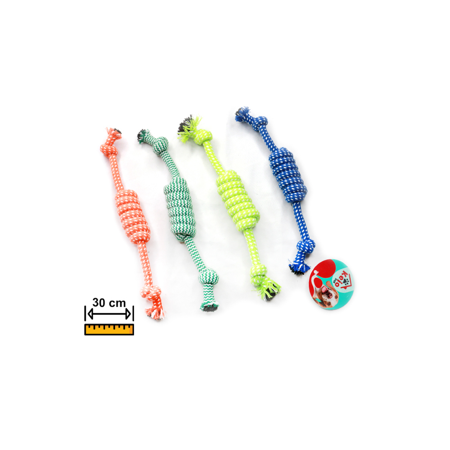 Juguete Mascotas Cuerda Con Nudo 30 Cm PhiPhi Pets