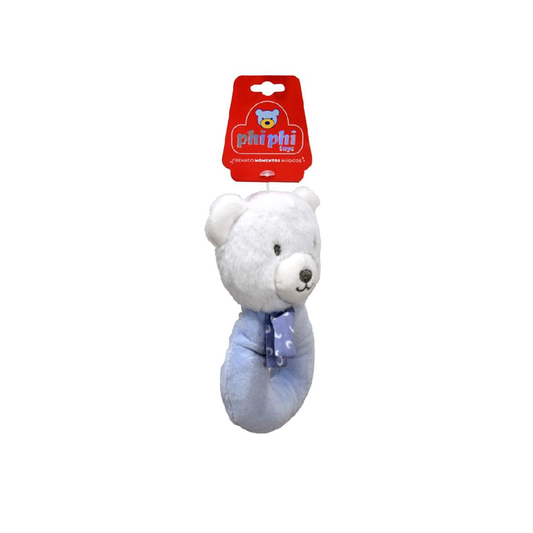 Peluche Oso Sonajero Con Agarre 15 Cm PhiPhiToys