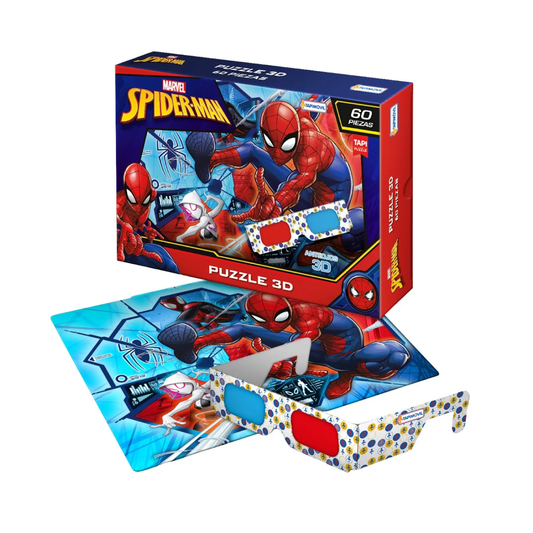 Puzzle 60 piezas Spiderman Marvel Tapimovil