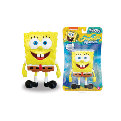 Figura Flexible Bob Esponja Flexfigs Tapimovil