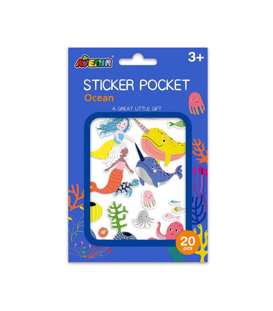 Sticker Pocket - Océano